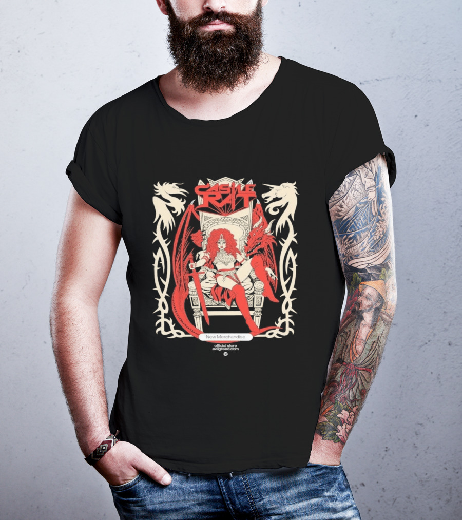Castle Rat Red Dragon Throne Evilgreed Com New Merchandise Store T-Shirt