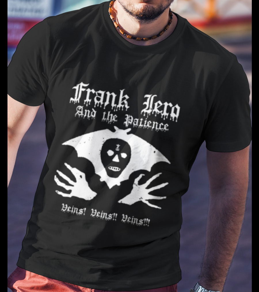 Frank Iero And The Patience Veins Veins Veins Black T-Shirt
