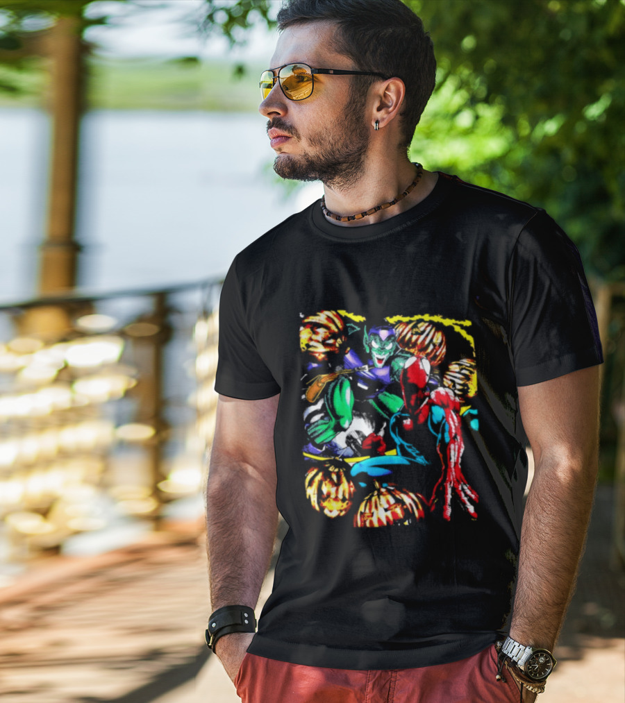 Green Goblin Pumpkin Bombs Marvel Comics T-Shirt