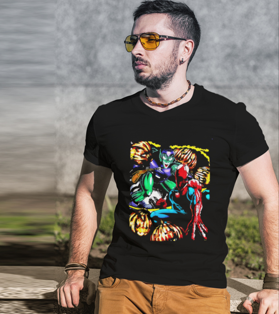 Green Goblin Pumpkin Bombs Marvel Comics T-Shirt