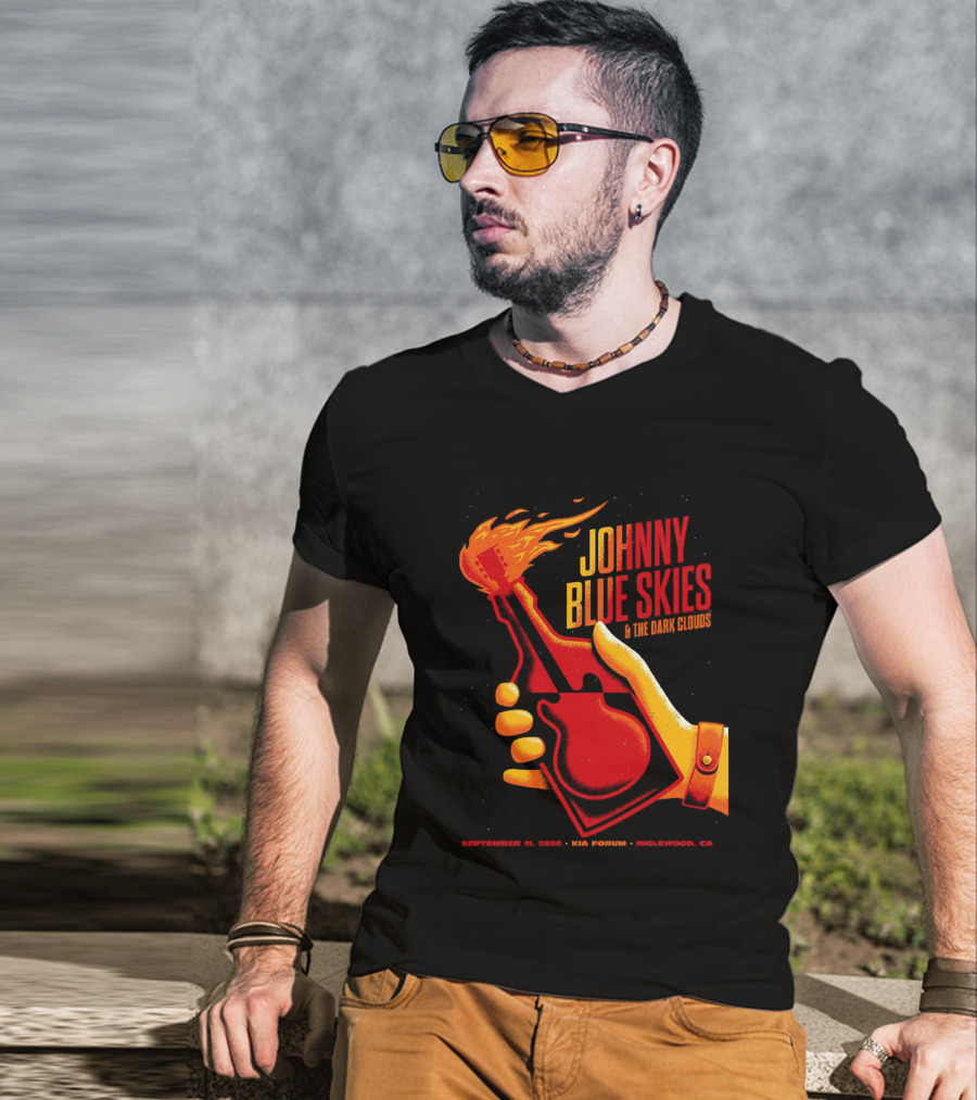 Johnny Blue Skies Inglewood CA 2026 The Dark Shadows Live At Kia Forum September 11 T-Shirt