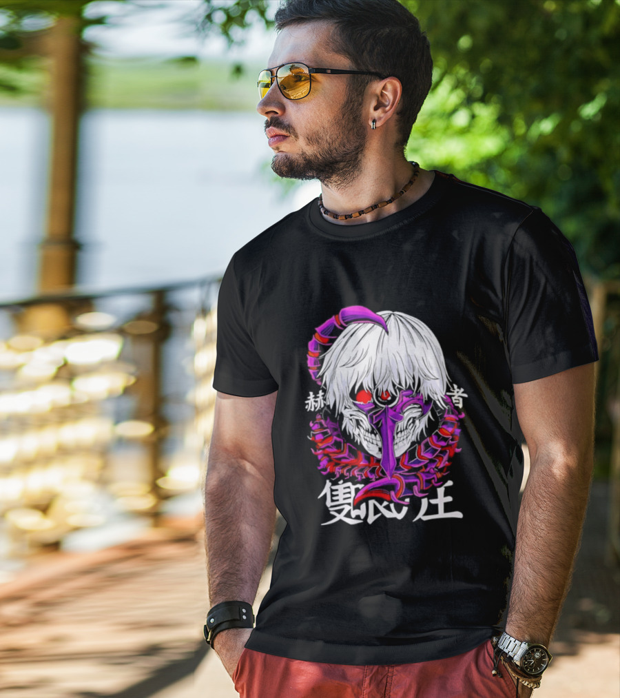 Tokyo Kaneki Kakuja Mask Heroic Stance T-Shirt