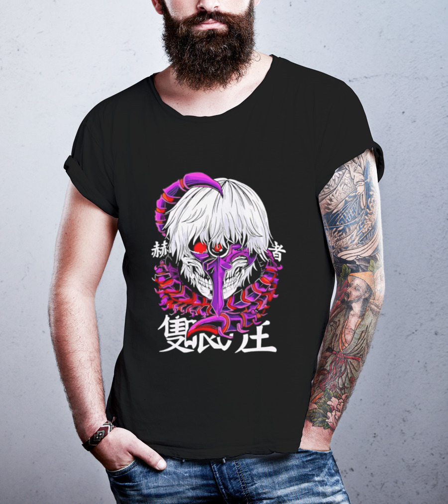 Tokyo Kaneki Kakuja Mask Heroic Stance T-Shirt