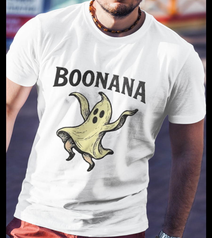 Boonana Ghost Dancing Banana Halloween Costume T-Shirt