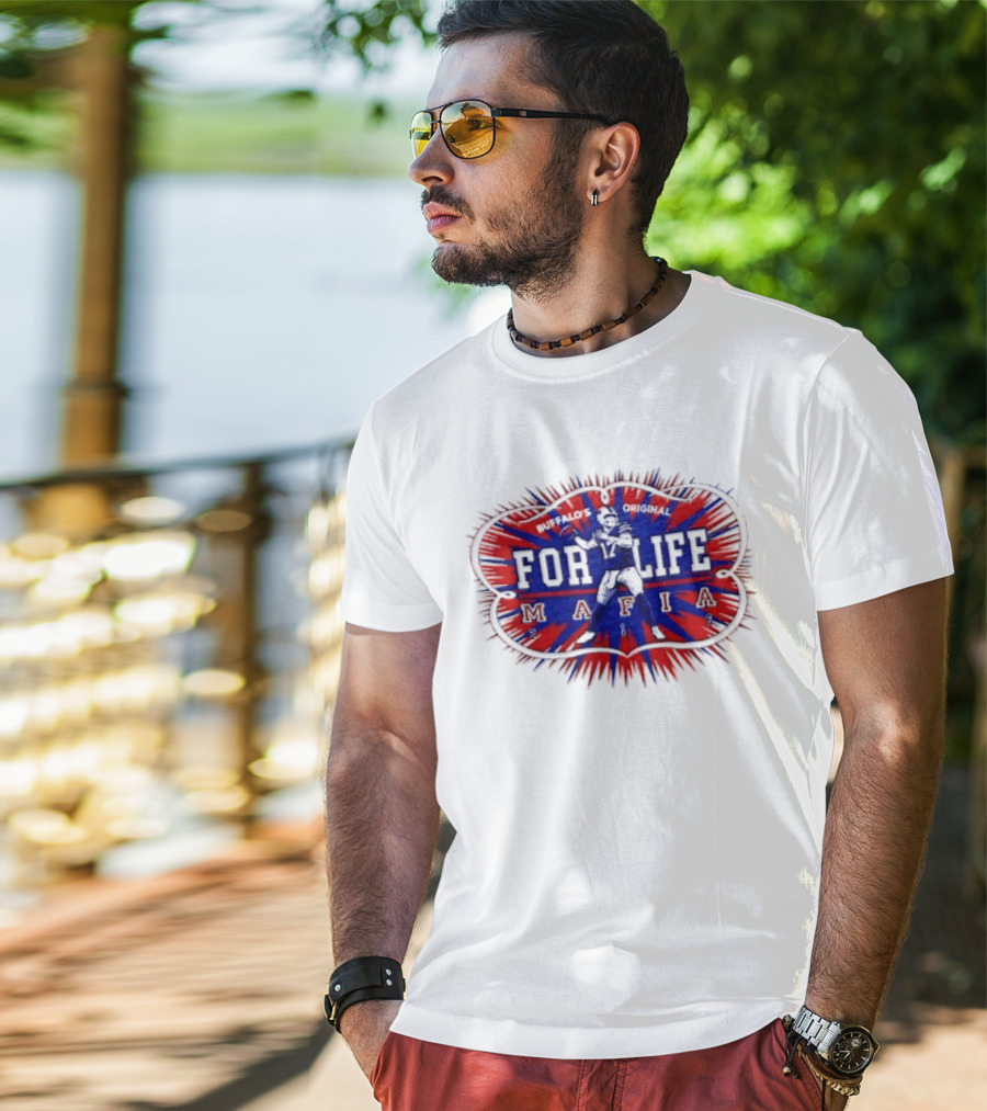 Buffalo Mafia For Life 17 Josh Allen T-Shirt