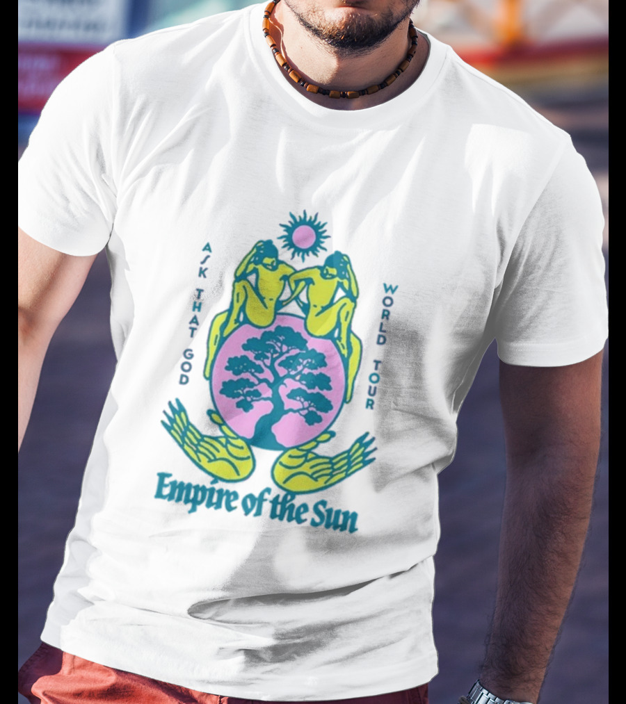 Empire Of The Sun Ask That God Hand World Tour Tree T-Shirt