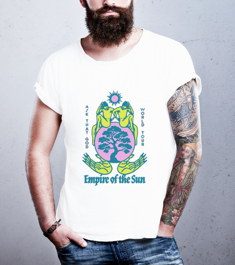 Empire Of The Sun Ask That God Hand World Tour Tree T-Shirt