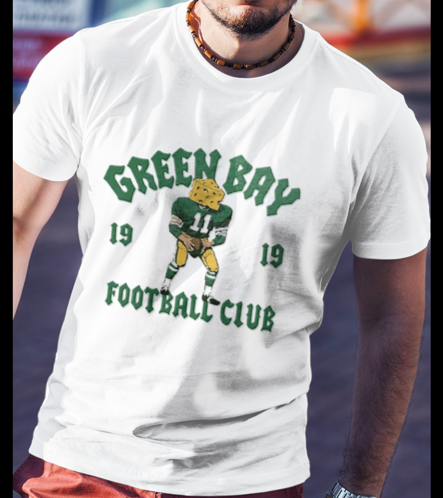 Green Bay Packers 1919 Football Club Cheesehead Player T-Shirt