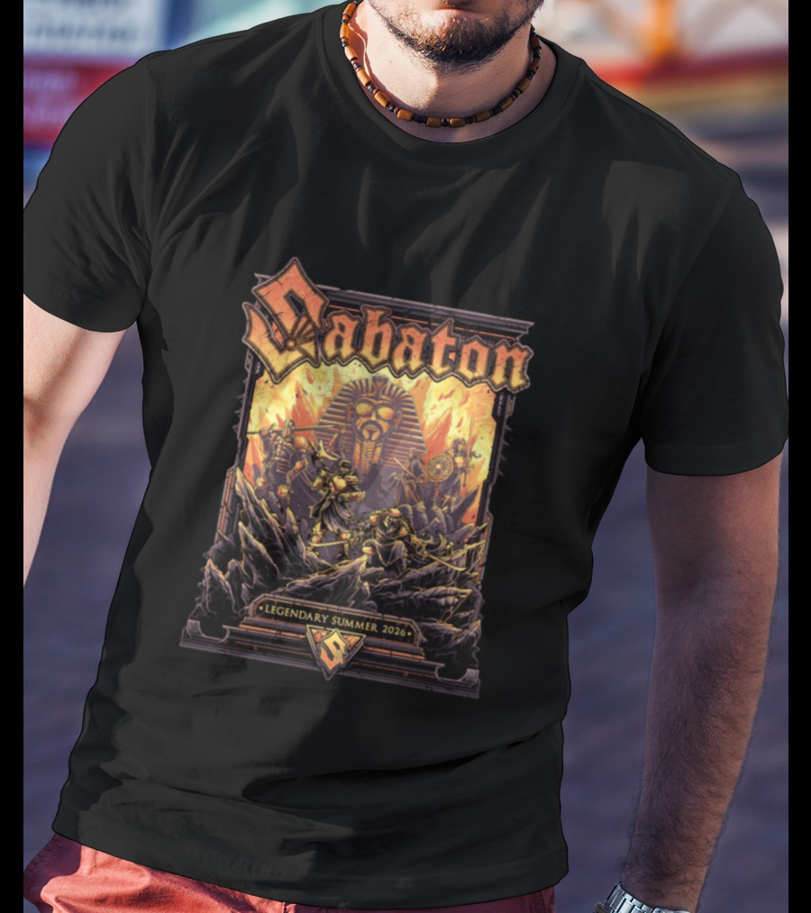 Sabaton Legendary Summer 2026 Epic Warrior Pharaoh T-Shirt