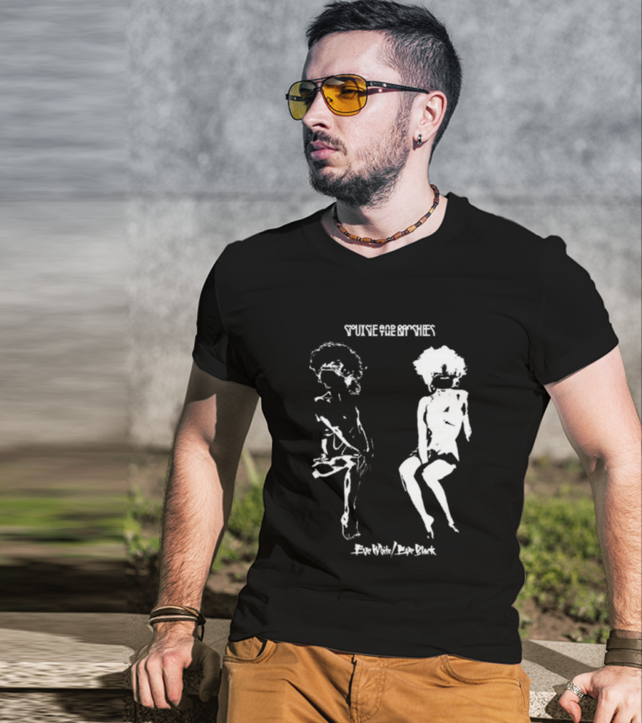Siouxsie And The Banshees Eve White Eve Black T-Shirt