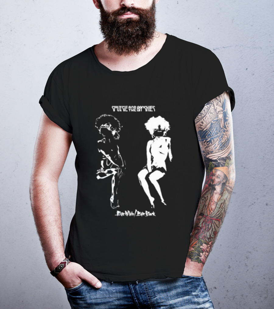 Siouxsie And The Banshees Eve White Eve Black T-Shirt