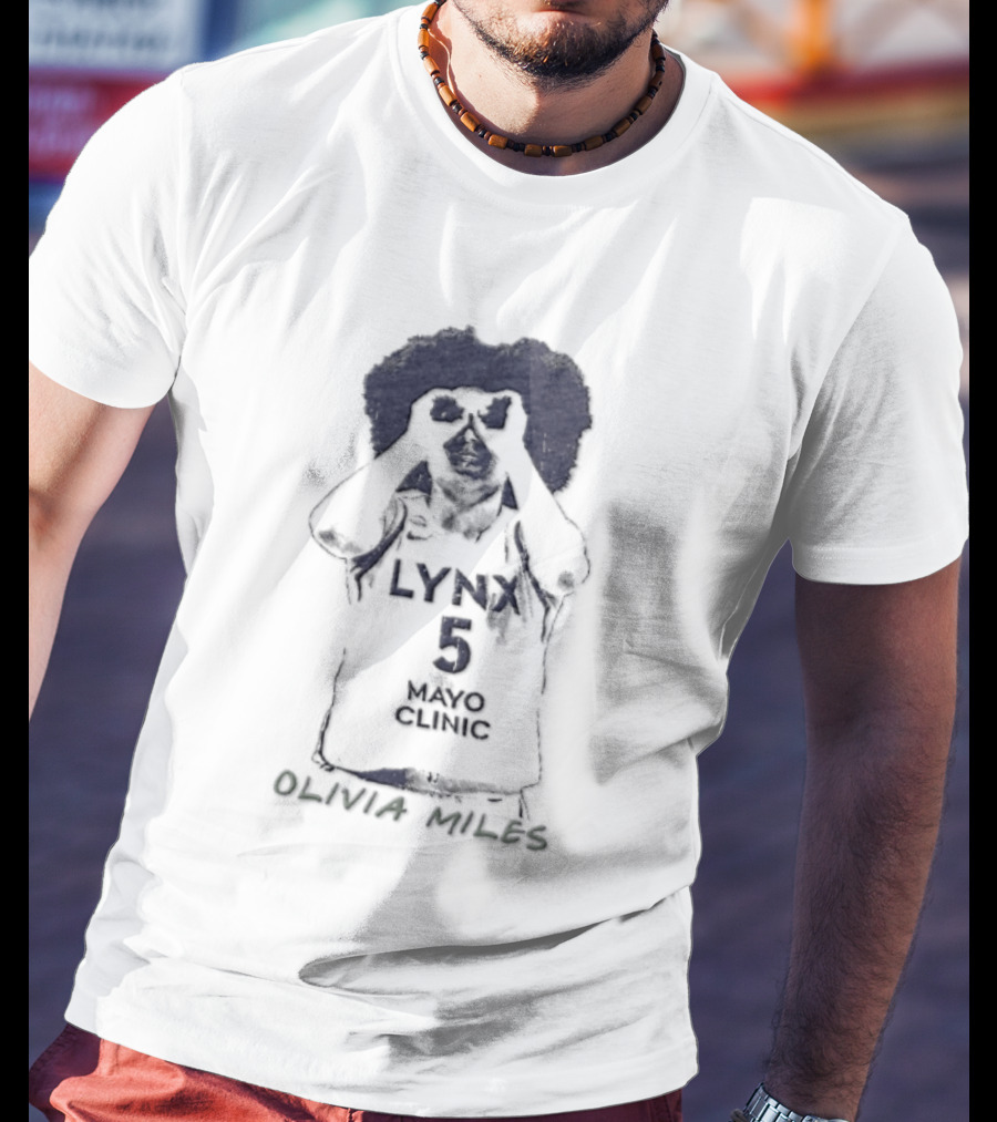 Olivia Miles Minnesota Lynx Basketball Making Goggles Gesture T-Shirt