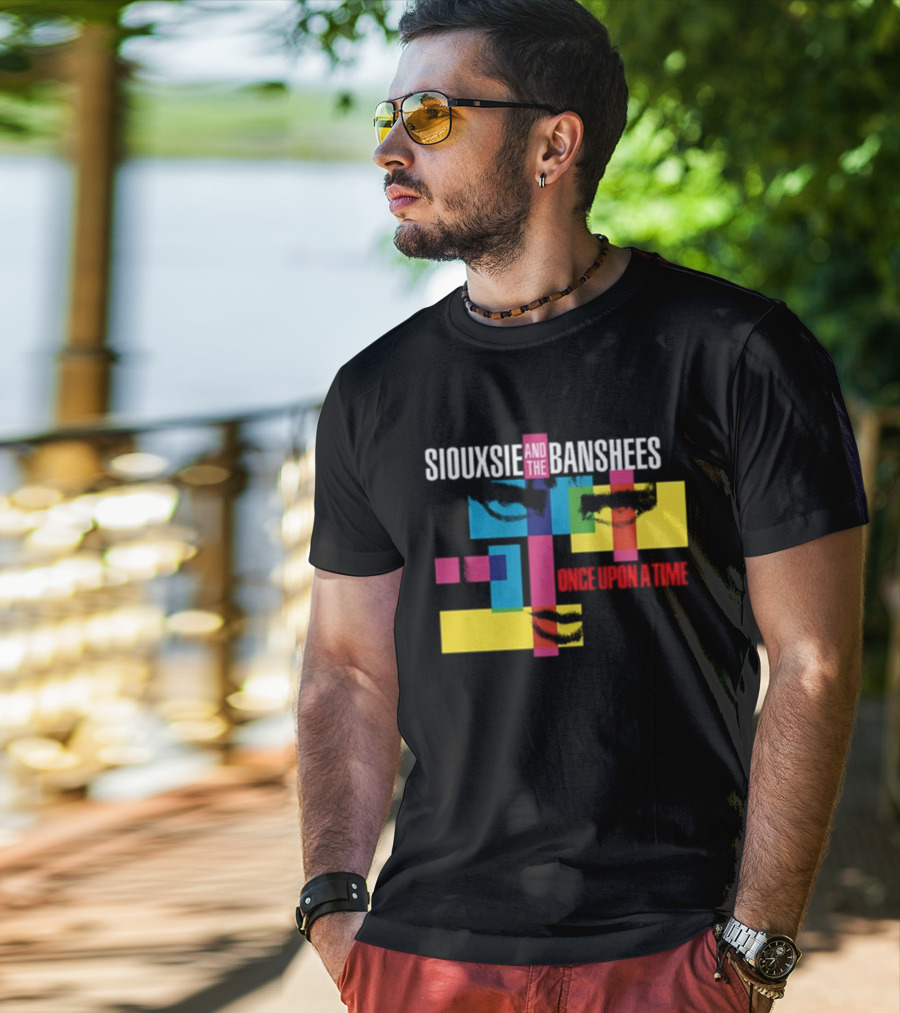 Siouxsie And The Banshees Once Upon A Time 2026 Multicolor Blocks T-Shirt