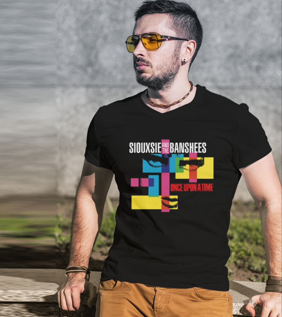 Siouxsie And The Banshees Once Upon A Time 2026 Multicolor Blocks T-Shirt