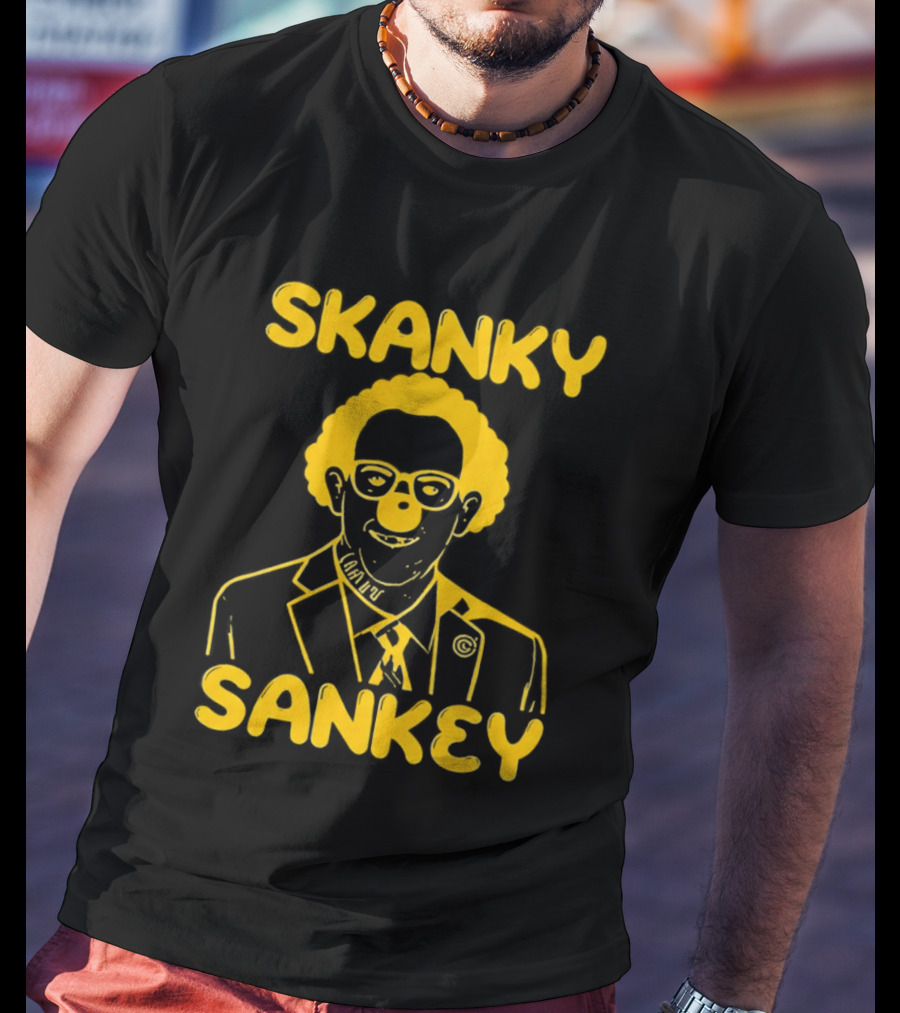 Skanky Sankey LSU Basketball Fan Joke T-Shirt