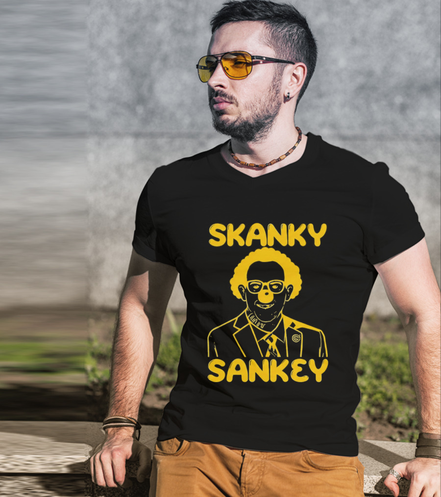 Skanky Sankey LSU Basketball Fan Joke T-Shirt
