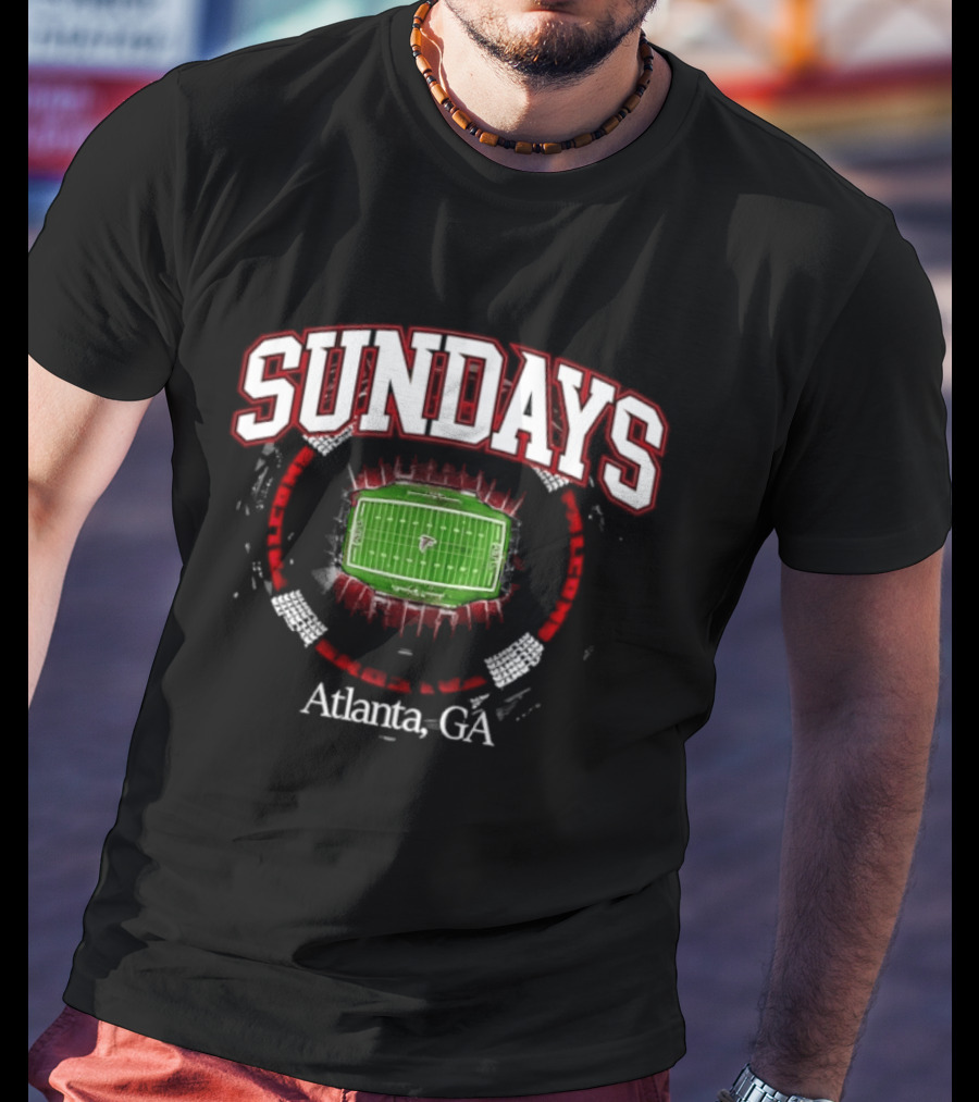 Atlanta GA Sundays Football Stadium T-Shirt