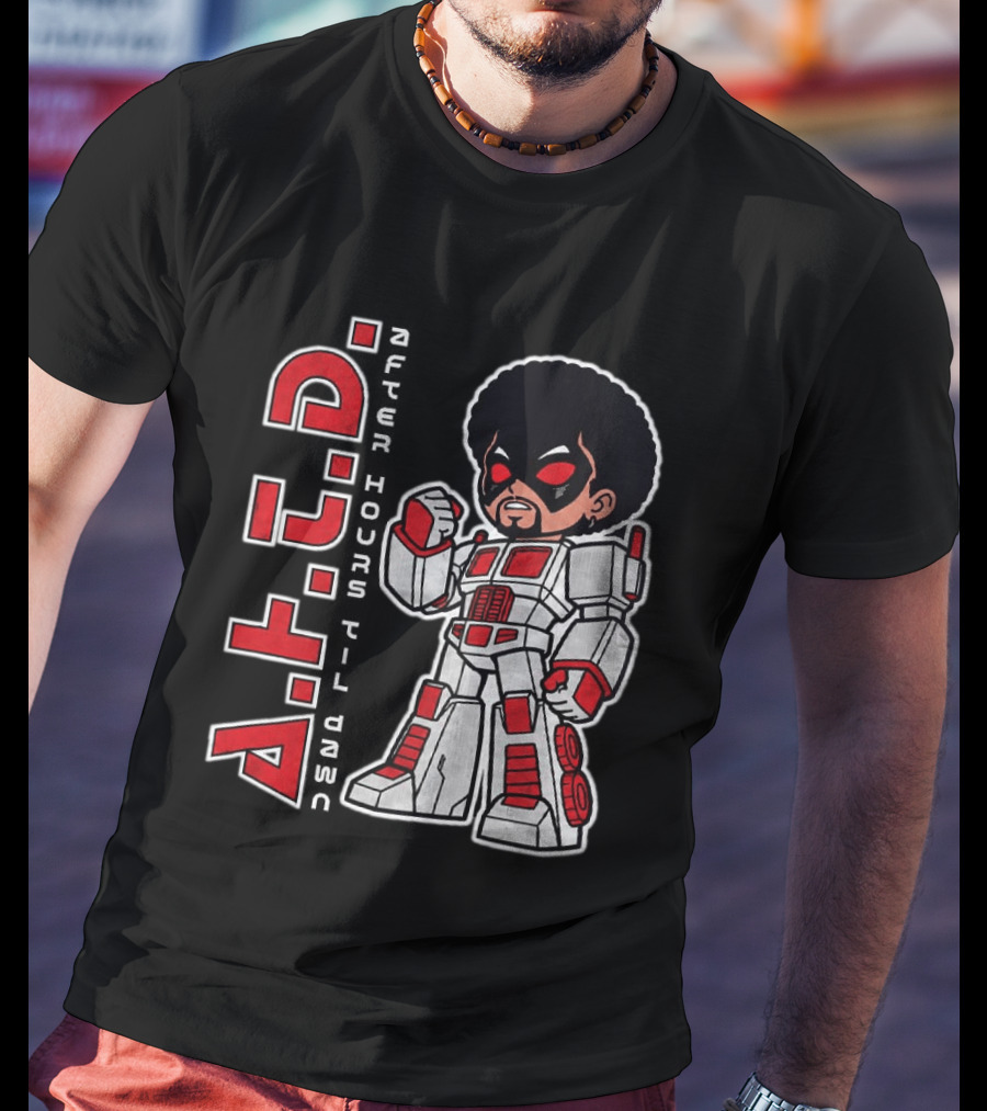 The Weeknd A.F.T.D. After Hours Til Dawn 2026 Asia Tour Tokyo Japan Gundam Pop Up T-Shirt
