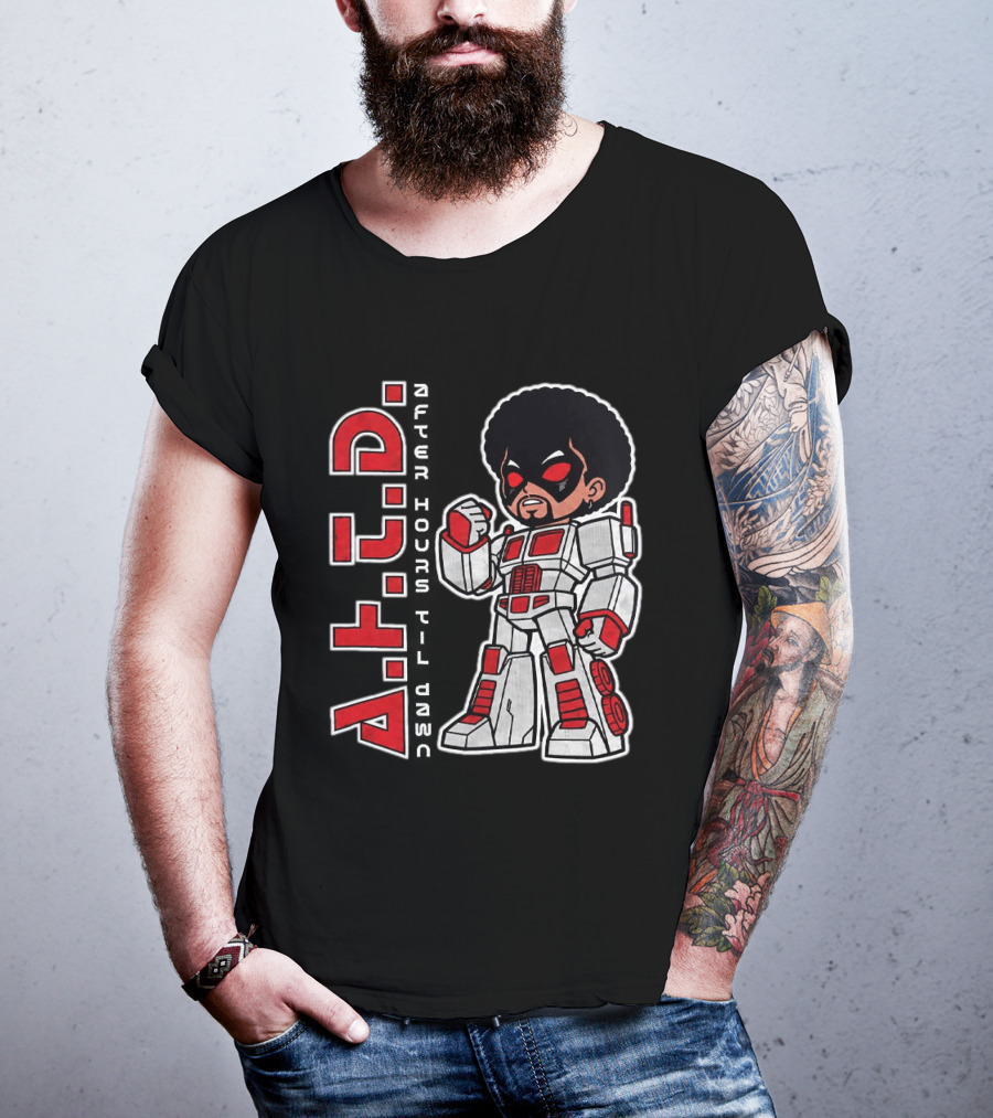 The Weeknd A.F.T.D. After Hours Til Dawn 2026 Asia Tour Tokyo Japan Gundam Pop Up T-Shirt