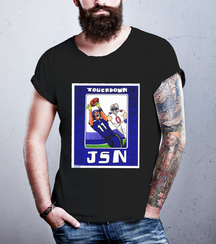 Touchdown JSN Jackson Smith Njigba Seattle Football Catch 11 T-Shirt