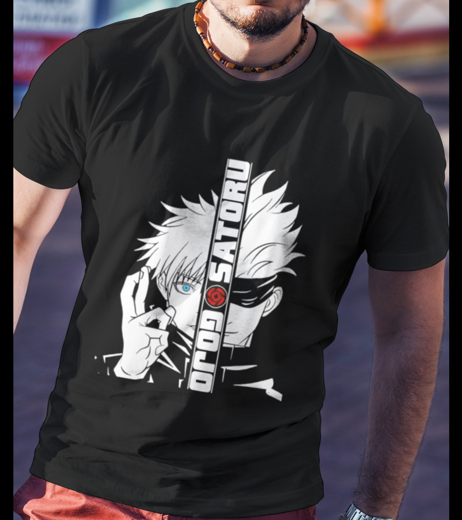 Satoru Gojo Mirror Six Eyes Limitless Jujutsu Kaisen Anime Fan T-Shirt