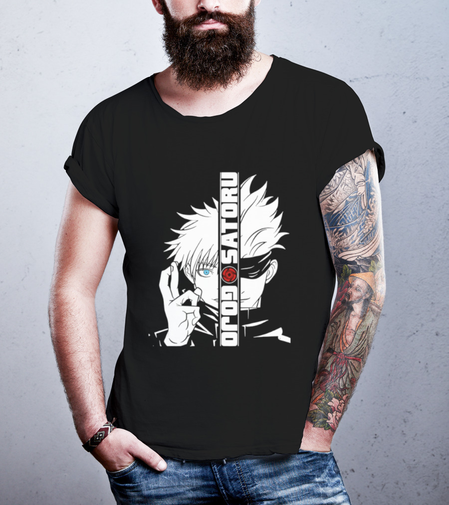 Satoru Gojo Mirror Six Eyes Limitless Jujutsu Kaisen Anime Fan T-Shirt