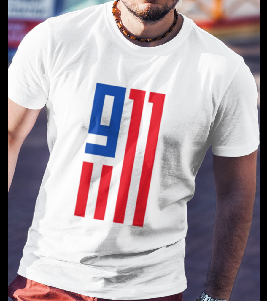 9/11 American Flag USA Patriotic September 11 T-Shirt