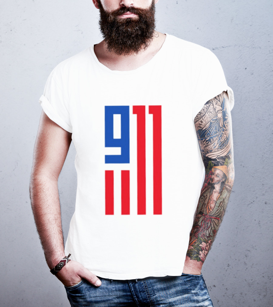 9/11 American Flag USA Patriotic September 11 T-Shirt