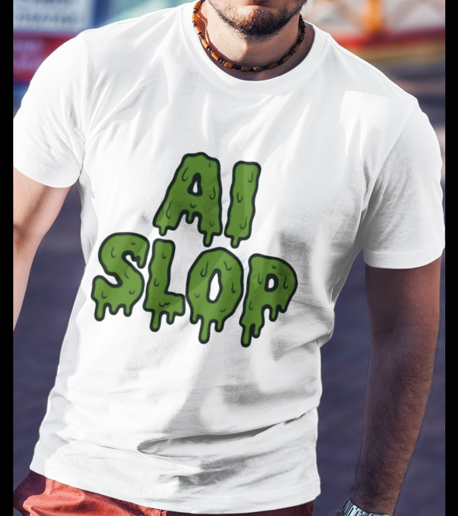 AI Slop Dripping Goo T-Shirt
