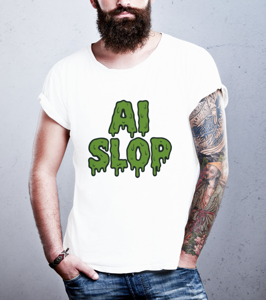 AI Slop Dripping Goo T-Shirt