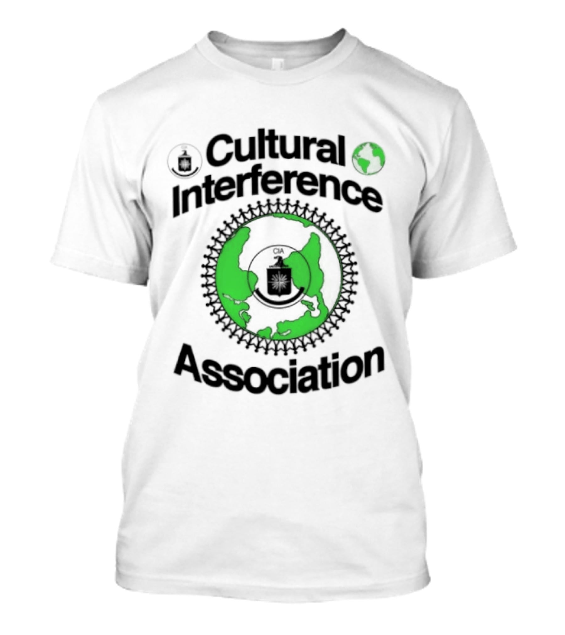 Cultural Interference Association Green Globe T-Shirt
