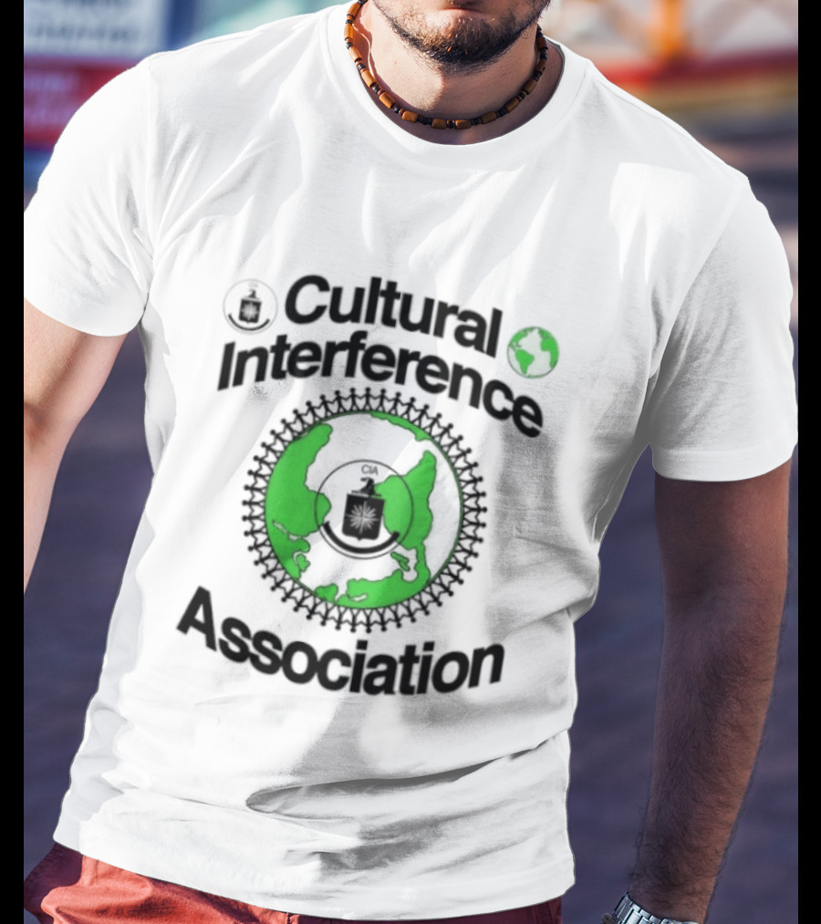 Cultural Interference Association Green Globe T-Shirt