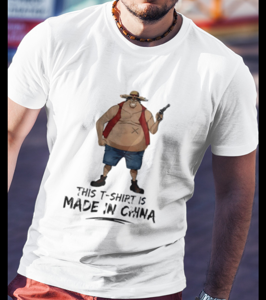 Demaro Black One Piece This Is Made In China Anime T-Shirt