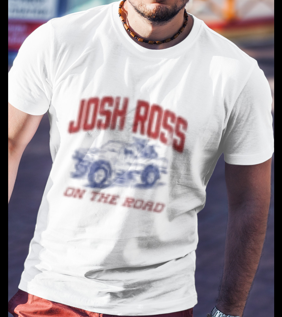 Josh Ross On The Road Tour Blue Car T-Shirt
