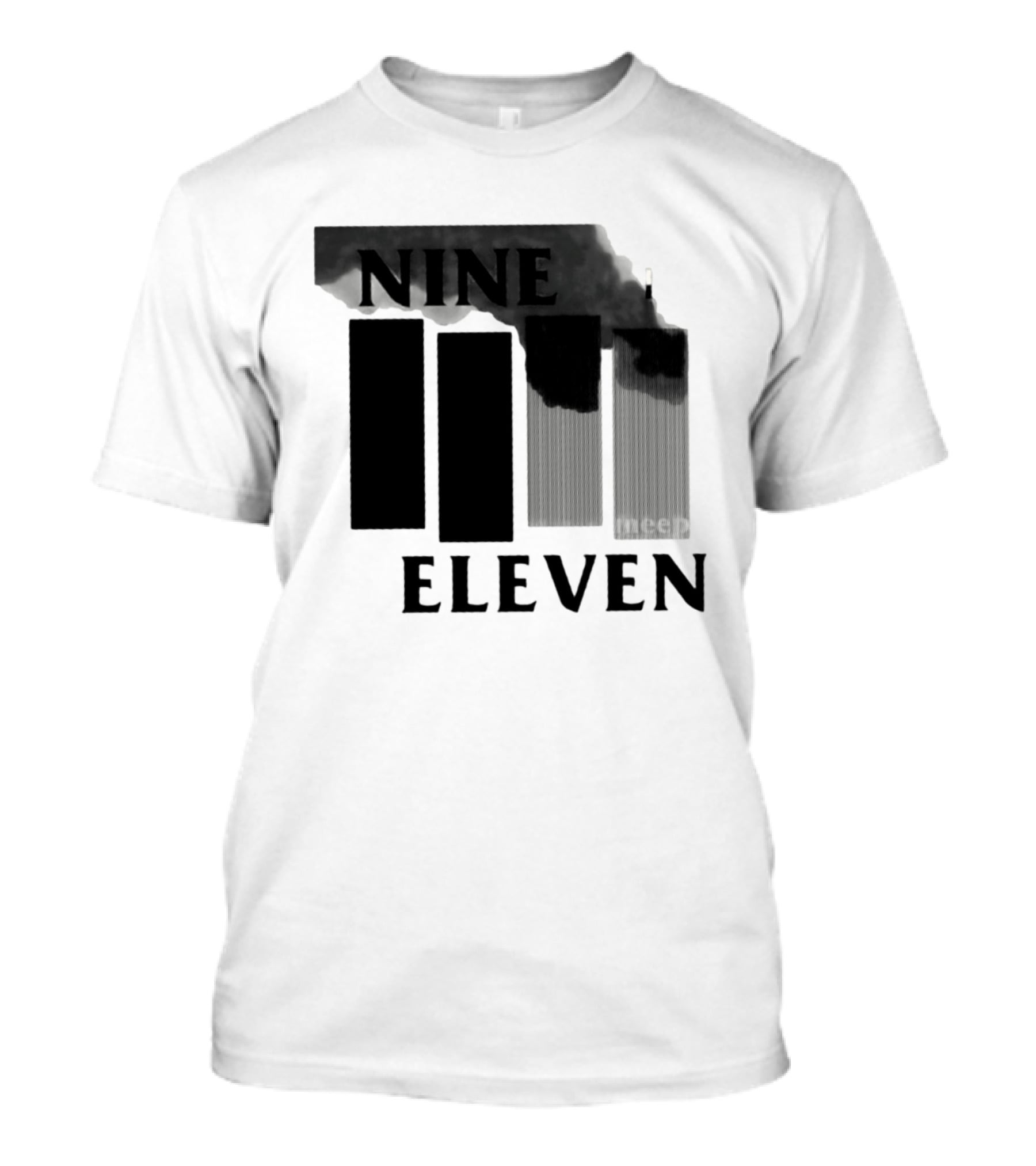 Nine Eleven Meep 9 11 Meme Dark Humor Towers Smoke T-Shirt
