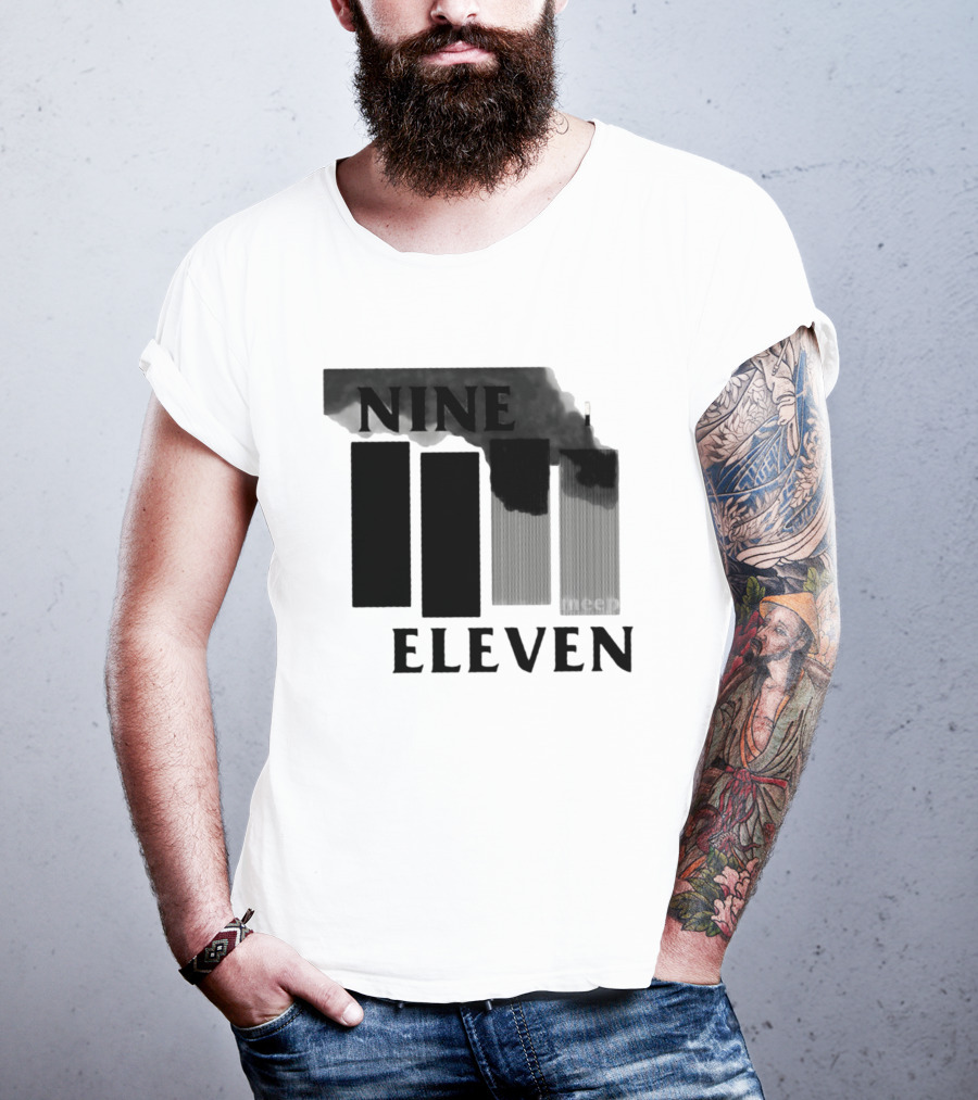Nine Eleven Meep 9 11 Meme Dark Humor Towers Smoke T-Shirt
