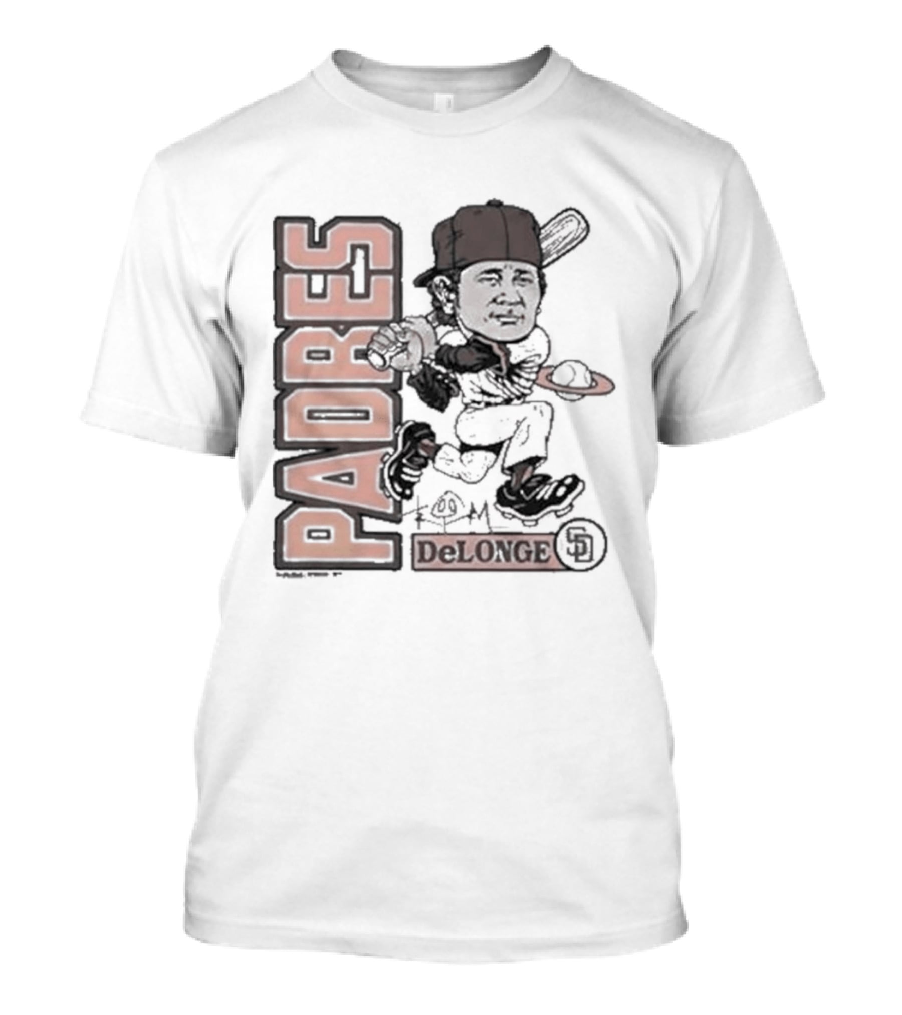 Tts Padres Homage Tom All Star Delonge Baseball Fan T-Shirt
