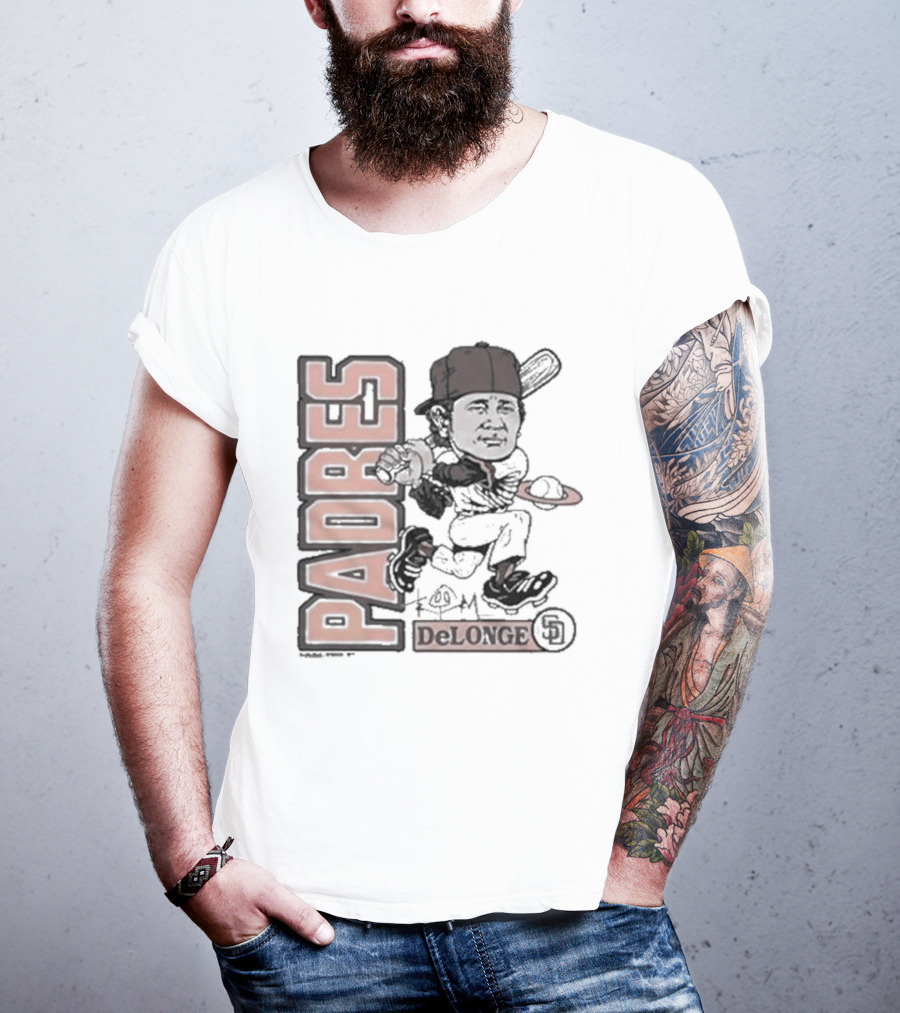 Tts Padres Homage Tom All Star Delonge Baseball Fan T-Shirt