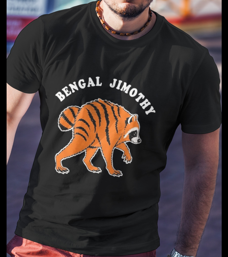 Bengal Jimothy Tiger Raccoon Creature T-Shirt