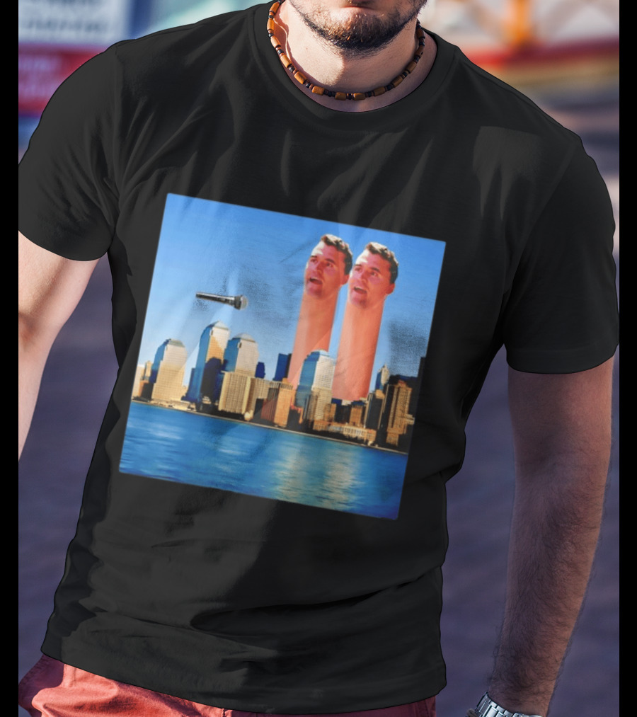 Charlie Kirk These Colors Don't Cum 9/11 Meme Turning Point USA Event T-Shirt