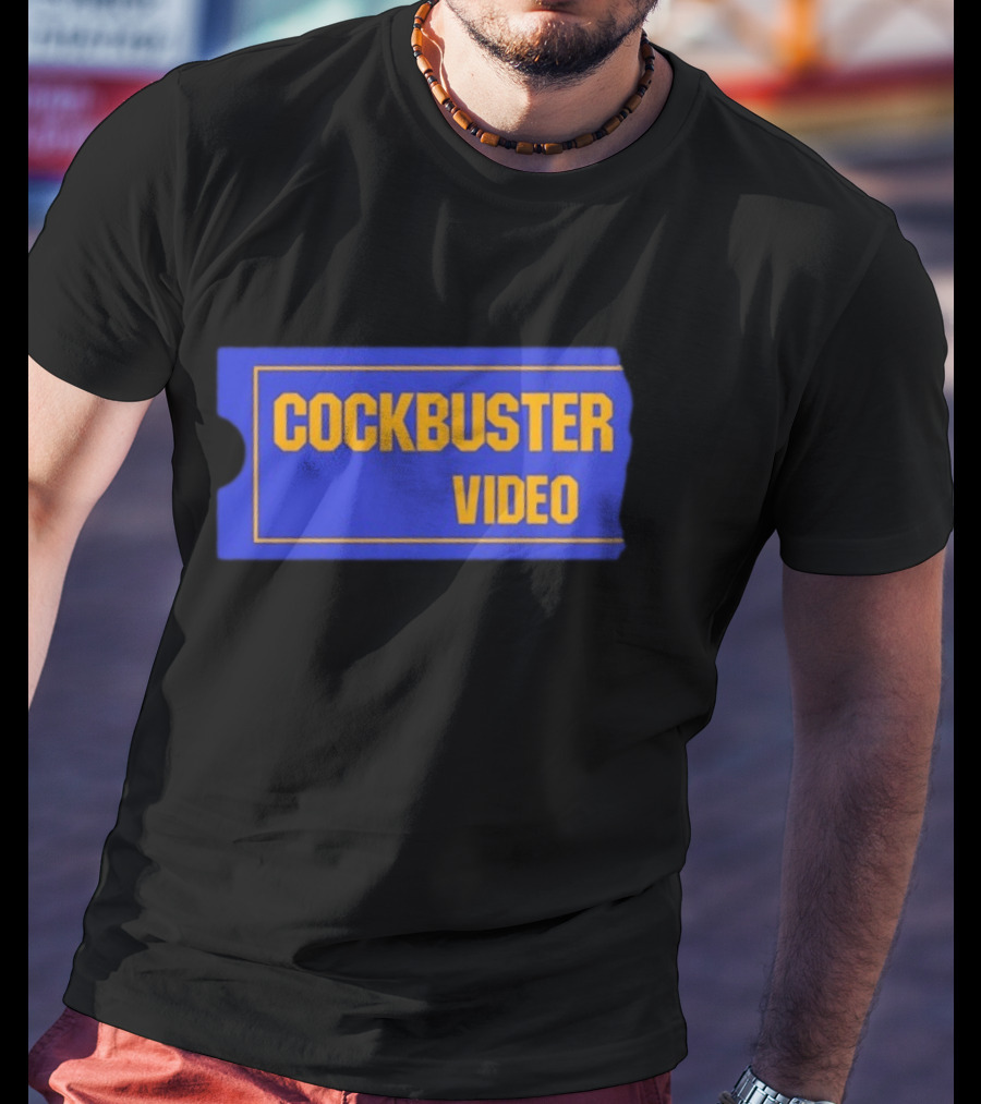 Cockbuster Video 90s Nostalgia Blockbuster T-Shirt