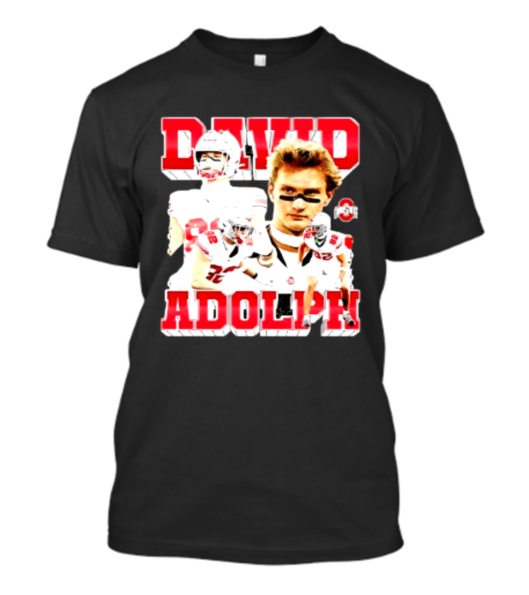 David Adolph 82 Ohio State Buckeyes NCAA Player Highlights T-Shirt