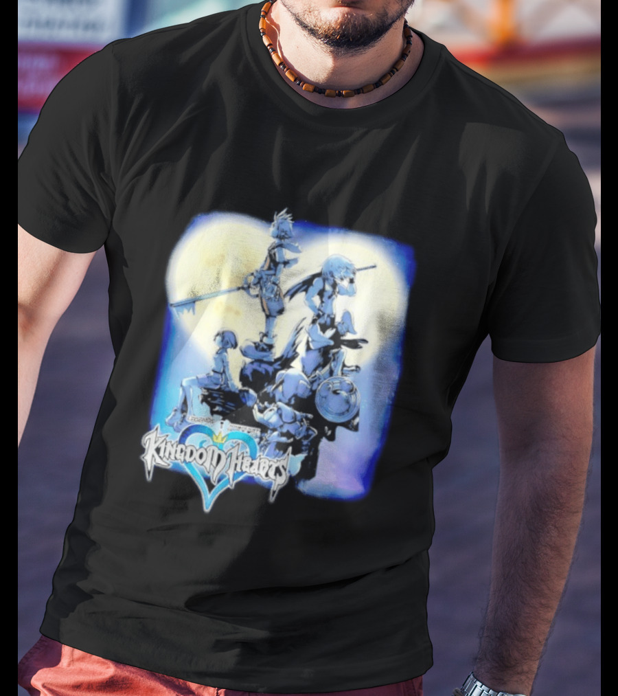 Kingdom Hearts Legends SquareSoft Sora Keyblade Moonlight T-Shirt