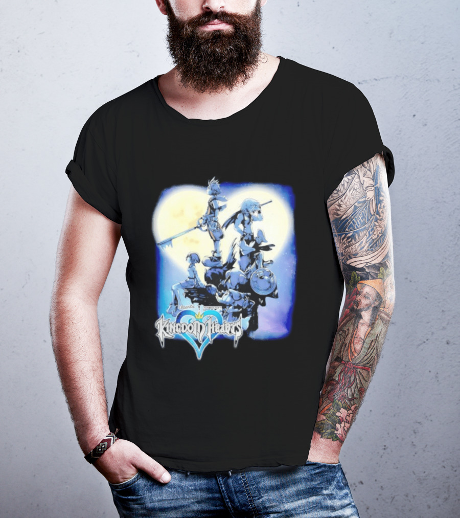 Kingdom Hearts Legends SquareSoft Sora Keyblade Moonlight T-Shirt