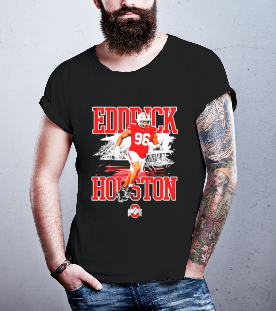 Eddrick Houston 96 Ohio State Buckeyes NCAA Football Player T-Shirt