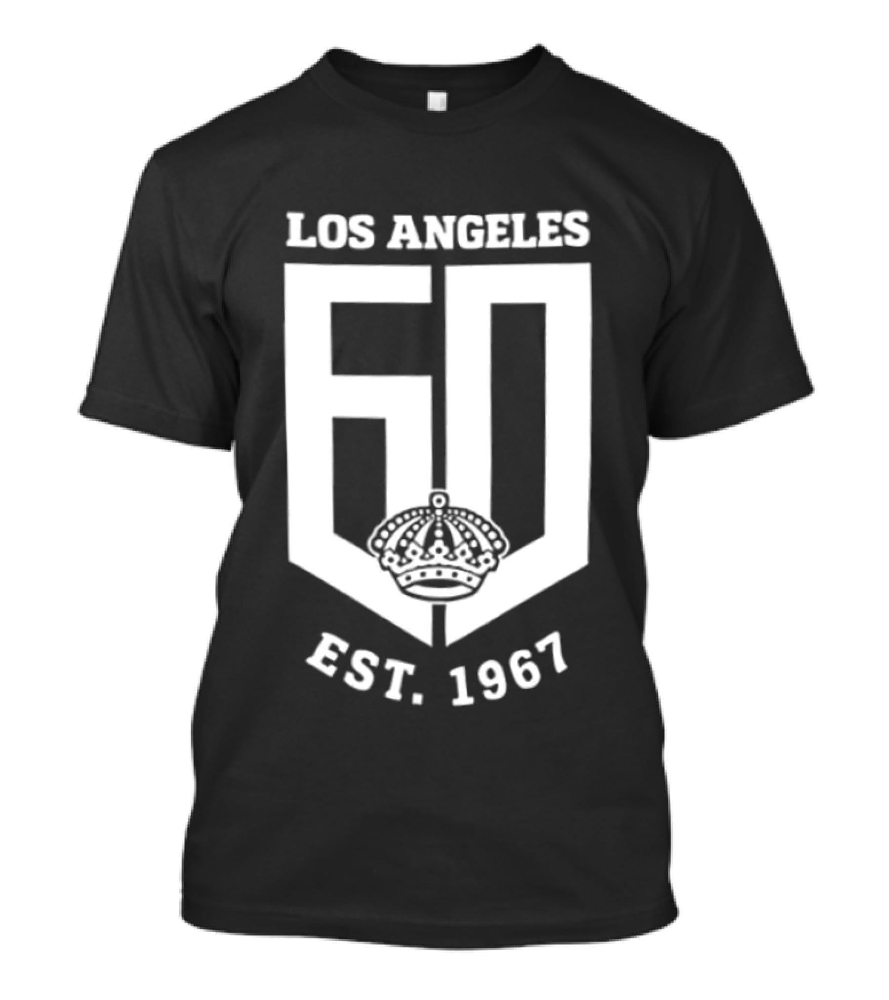 Los Angeles Kings 60th Anniversary EST. 1967 Diamond Crown Celebration T-Shirt