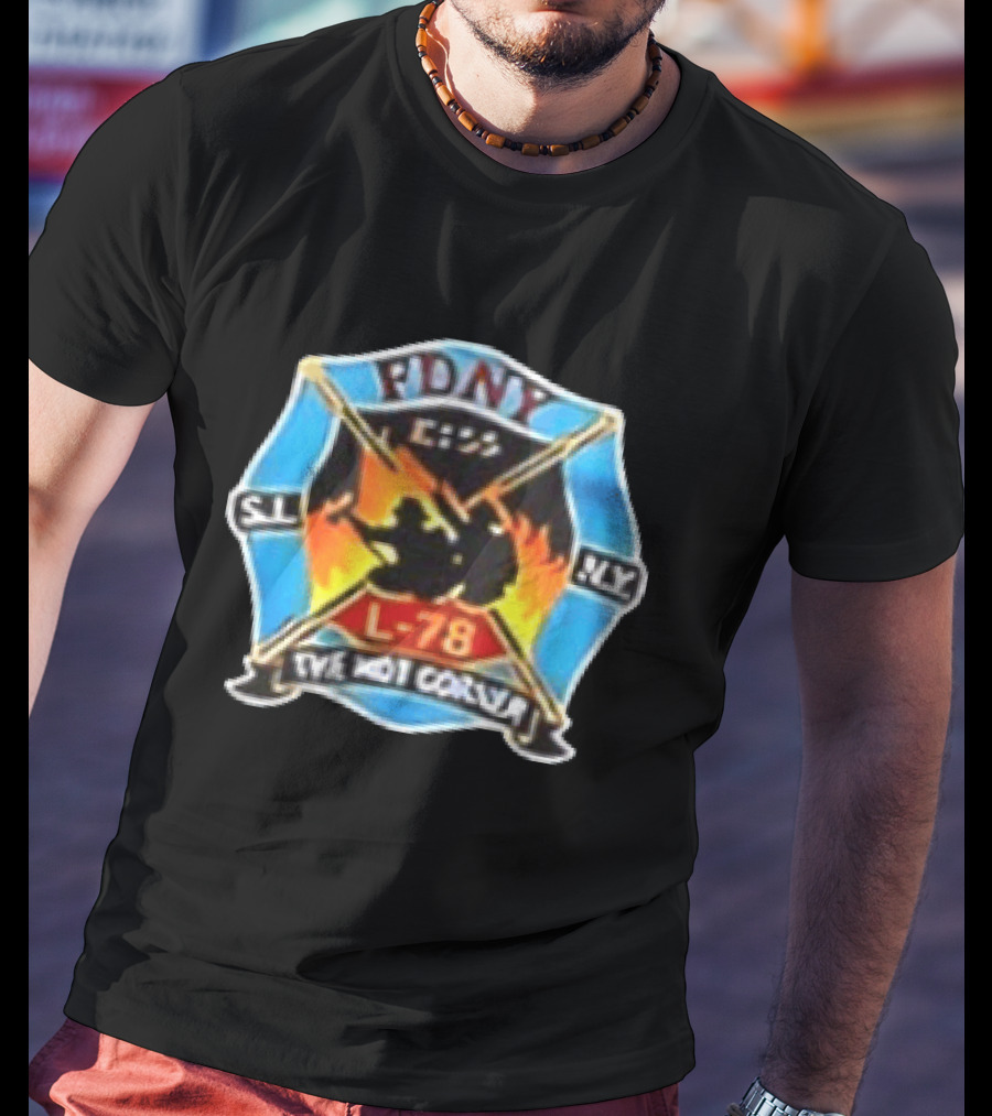 Marcus Freeman Notre Dame Fighting Irish FDNY Engine 155 Ladder 78 The Hot Corner T-Shirt