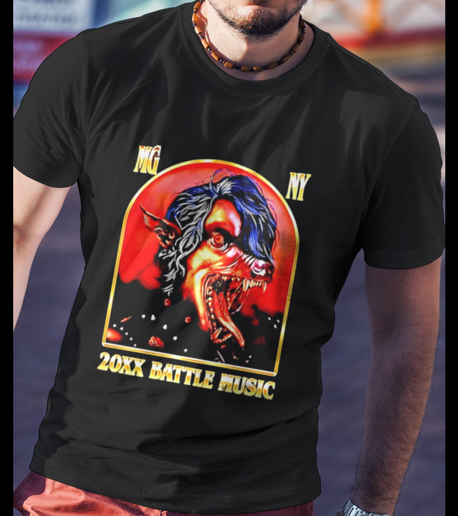 MG NY 20XX Battle Music Machine Gun Kelly Werewolf T-Shirt