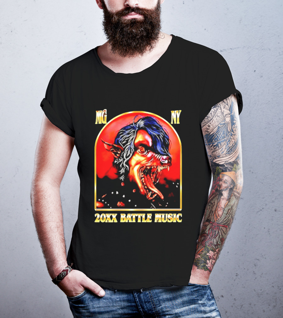 MG NY 20XX Battle Music Machine Gun Kelly Werewolf T-Shirt