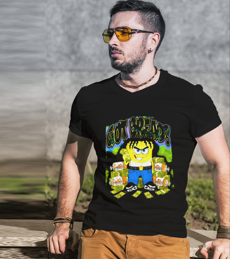 Wakko Exotics Store Whiteloaf Got Bread Black Character With Money Loaves T-Shirt